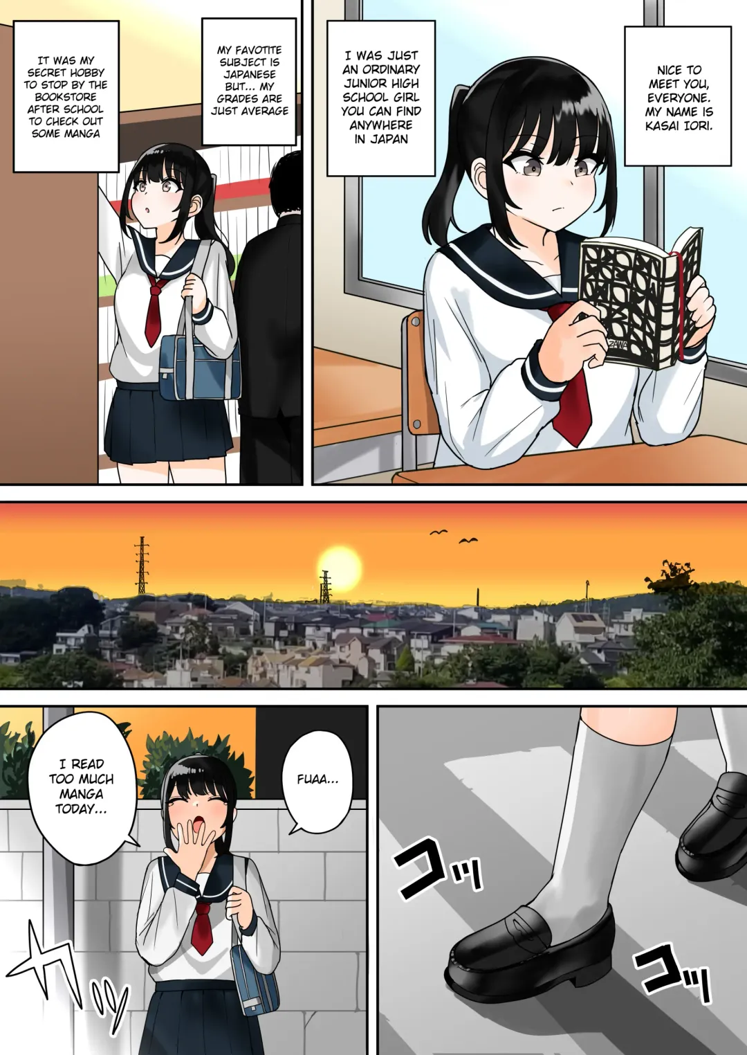 [Fuzui] An ordinary middle school girl got reincarnated to another world and raped Fhentai - Page 1