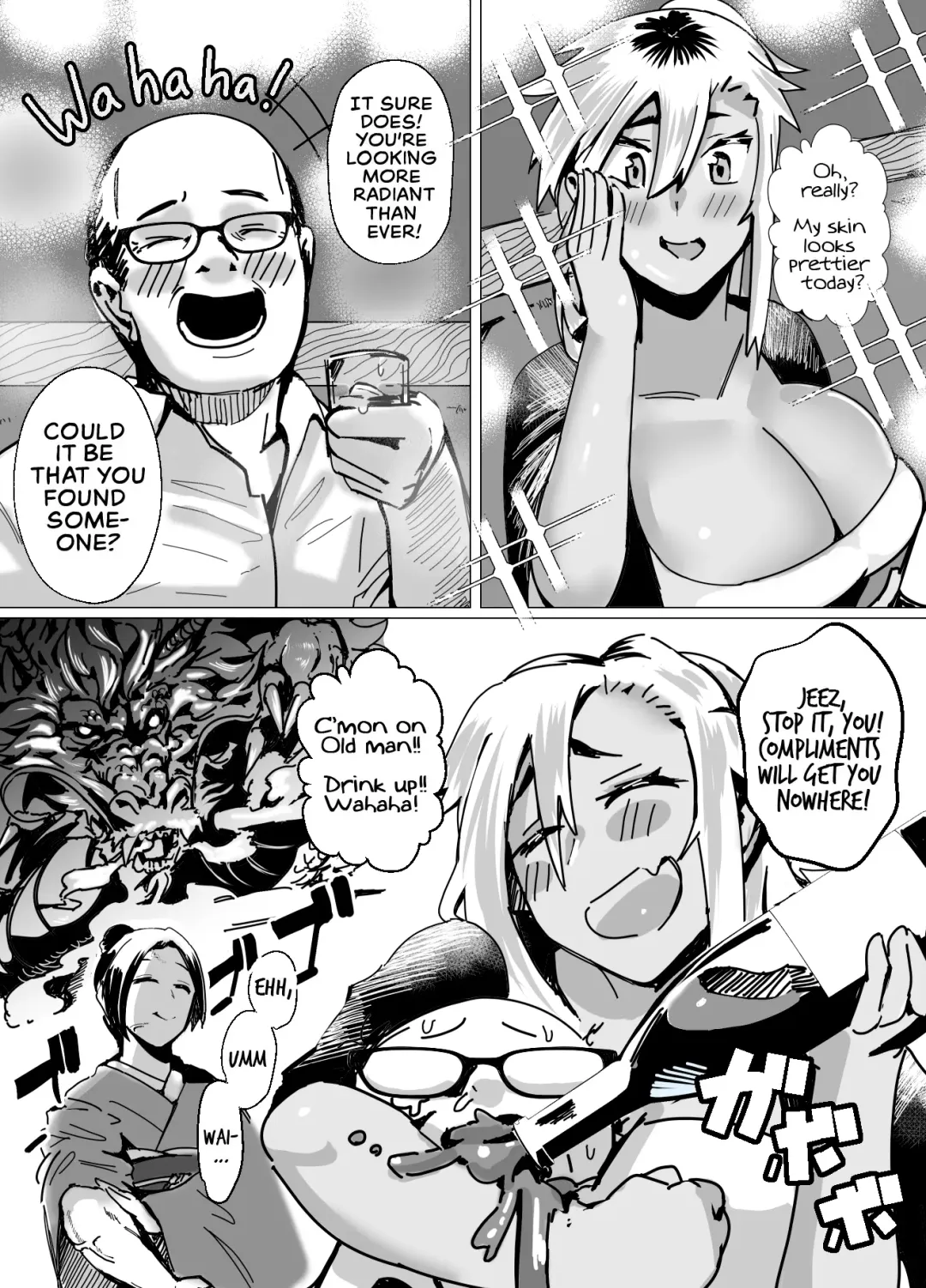 [Murabito C] Miwaku no Yanmama Ecchi na Kosodate Hisshouhou | The Amazing Gyaru Mom and Her Erotic Parenting Success! Fhentai - Page 14