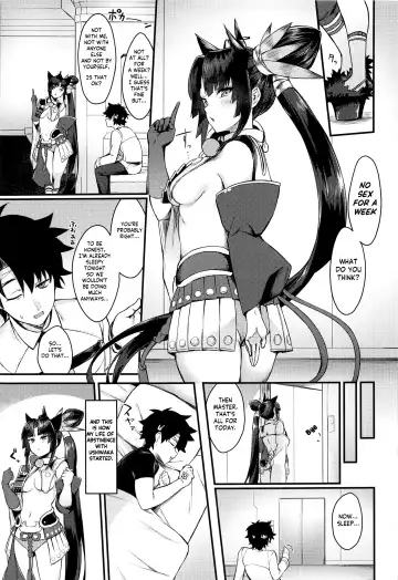 [Pinta] Ushiwakamaru to Kinyoku Seikatsu  | Ushiwakamaru without SEX Fhentai - Page 4