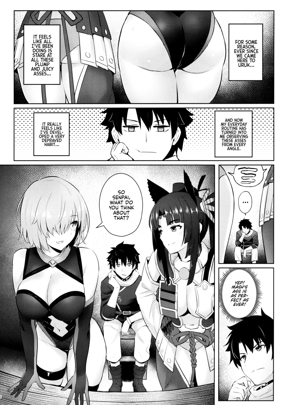 [Zhen Lu] Mash no Bishiri Inmu | My Wet Dreams of Mash's Bubble Butt Fhentai - Page 3