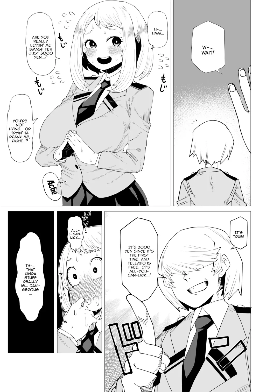 [Oekaki Kaki] Teisou Gyakuten no Hero Academia | Inverted Morality Hero Academia Fhentai - Page 5