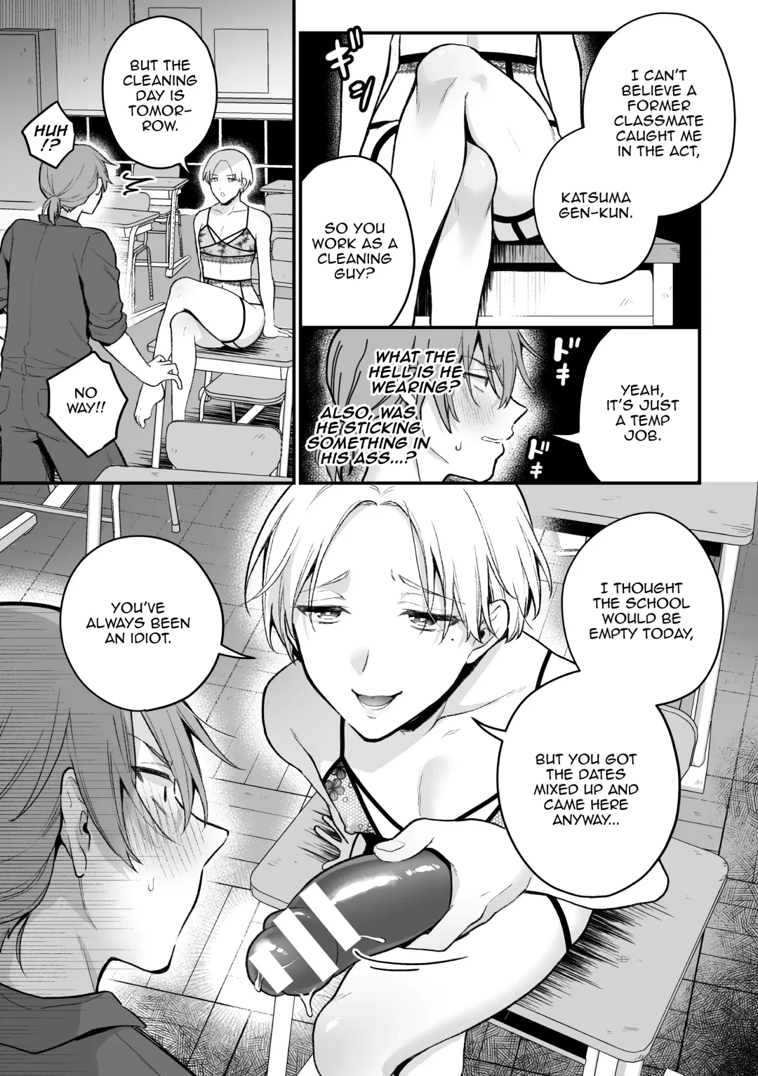 [Rokuroku Bin] Inrei Taiken Ch. 5 ~Iwakutsuki Kyoushitsu de Ananie ni Fukeru Hentai Kyoushi no Hanashi~ | Sexual Paranormal Experience ~The Story About The Teacher Who Masturbates With Anal In A Classroom With a History~ Fhentai - Page 10