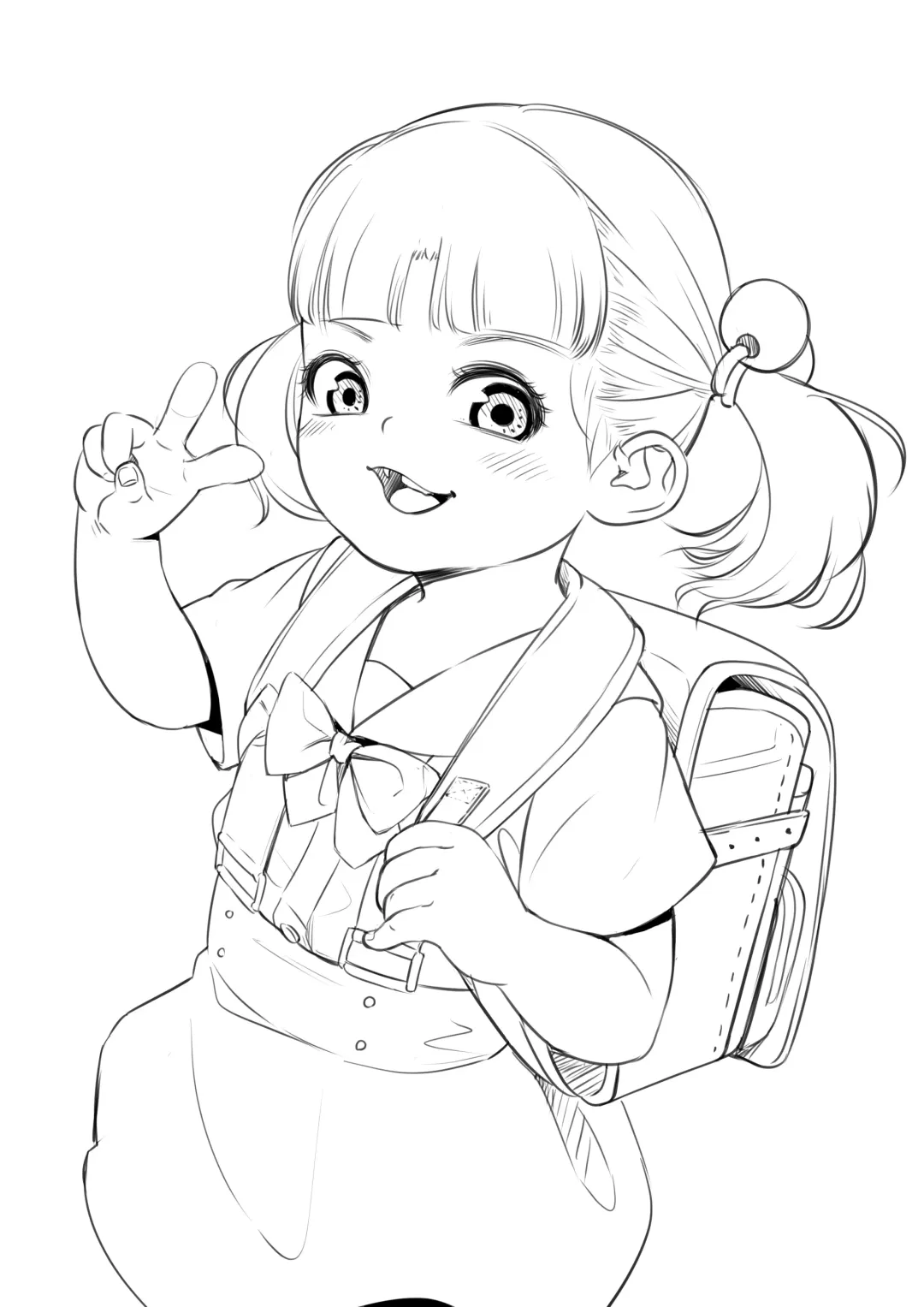 [Lobaku] Hime-chan no Hatsu Kinmu + Omake Fhentai - Page 1