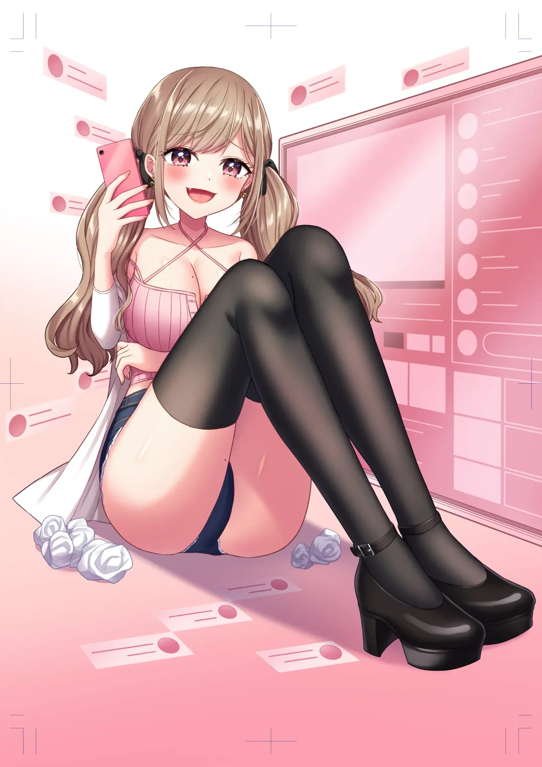 [Yamashima Chihane] Nasakenai Tegoki Shasei Saserareru Haishin Fhentai - Page 1