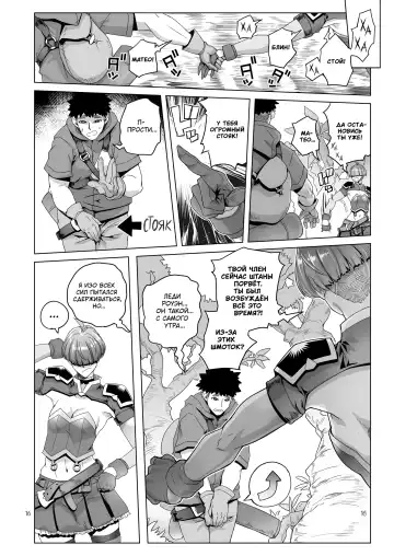 [Asaki Takayuki] Rowan Nyokenshi wa Kakusenai | Роуэн: Мечницу не скрыть Fhentai - Page 15