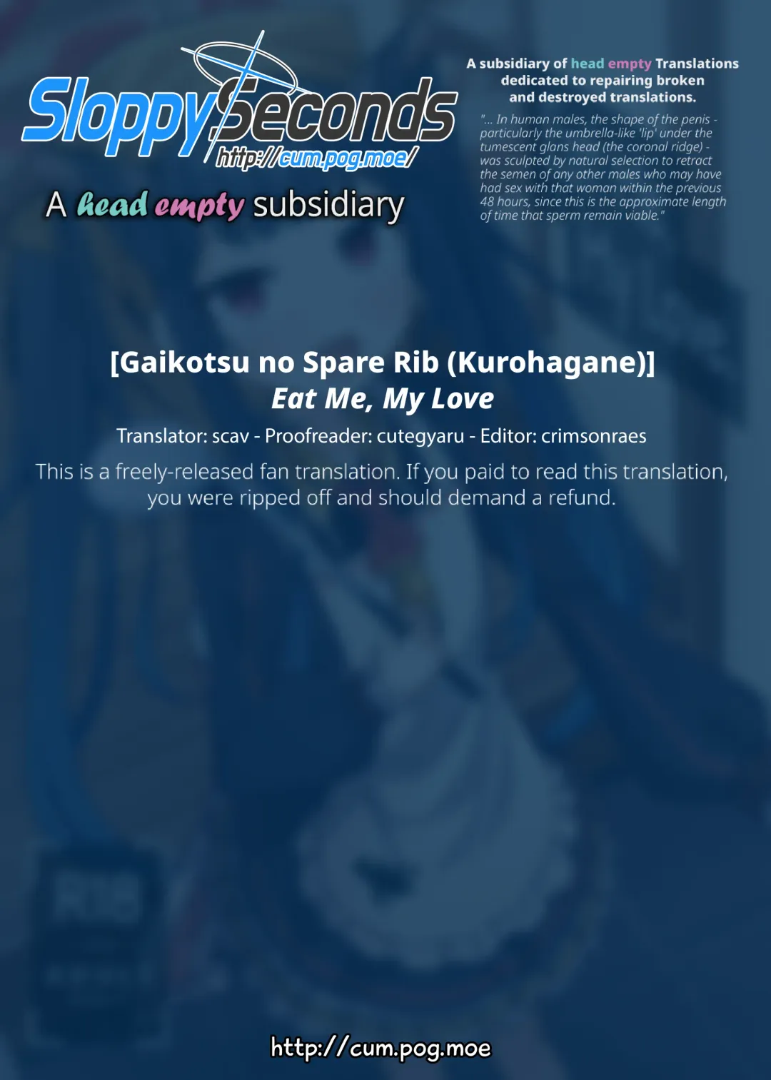 [Kurohagane] Itoshii, Eat Me. | Eat Me, My Love. Fhentai - Page 44