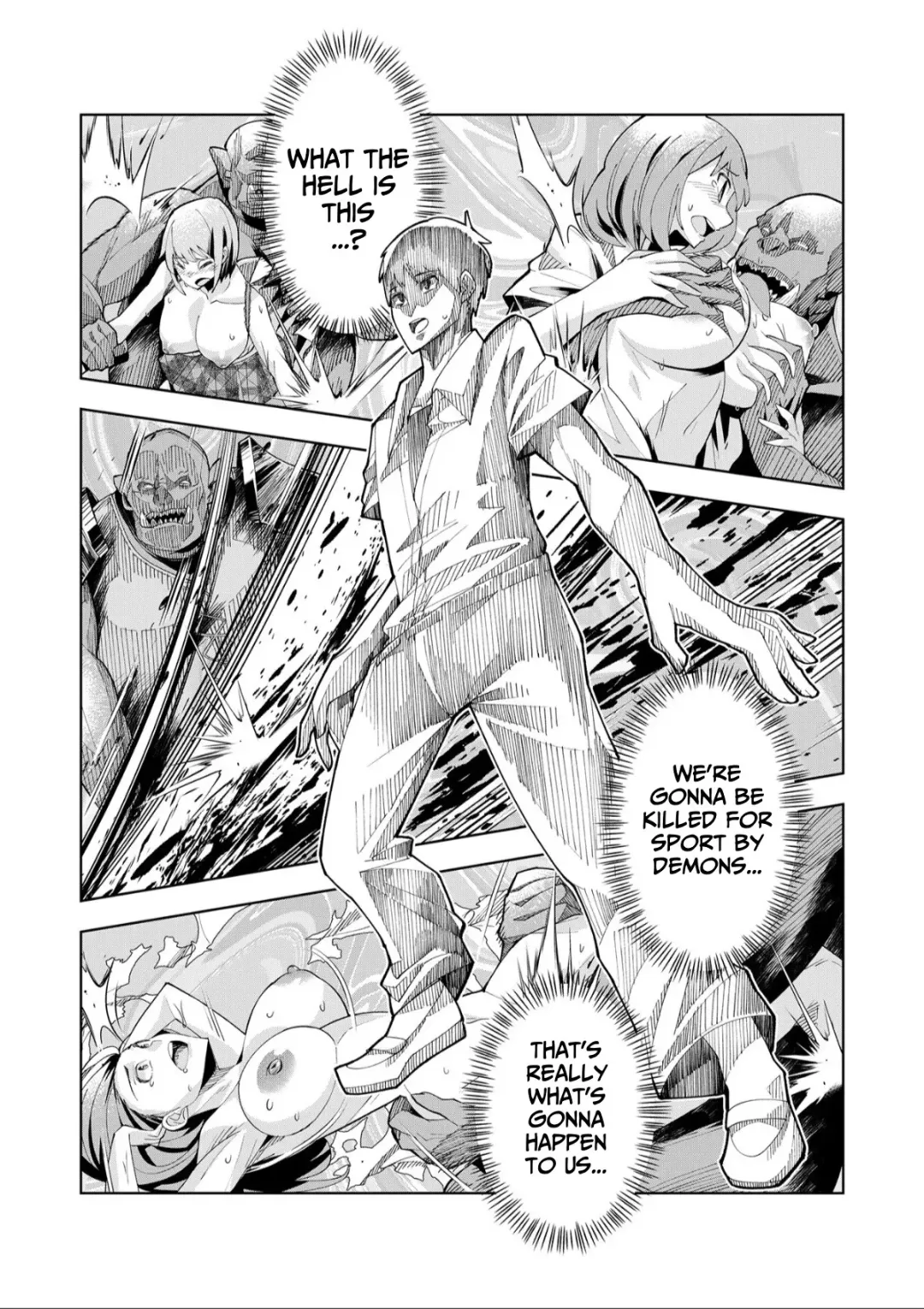 [Oo Umigarasu] Youkoso Isekai e, Dewa Shinde Kudasai. - Welcome to another world then please die Ch. 1 Fhentai - Page 37