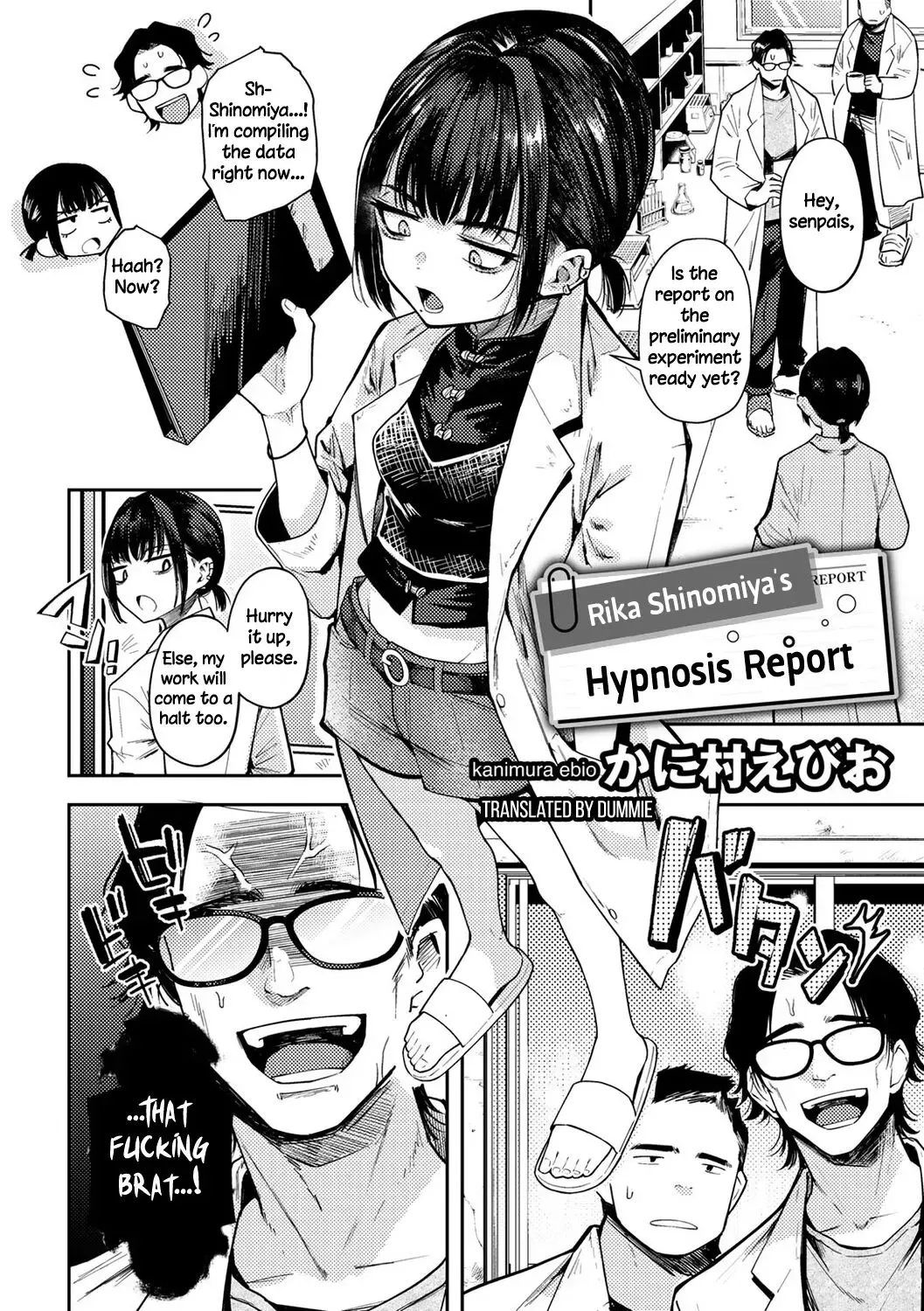 [Kanimura Ebio] Shinomiya Rika no Saimin Report | Rika Shinomiya's Hypnosis Report Fhentai - Page 2