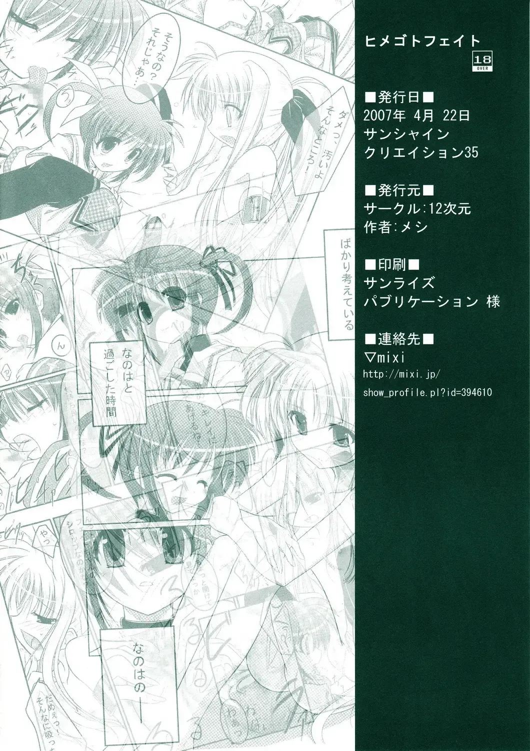 [Meshi] Himegoto Fate Fhentai - Page 8