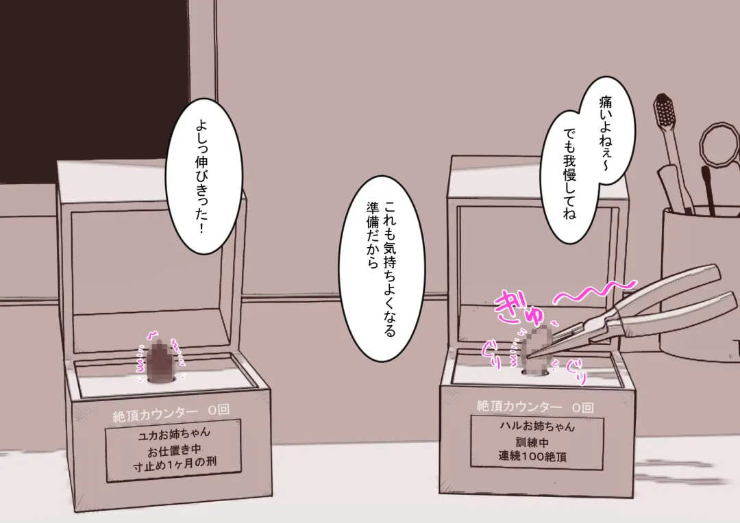 Cli Box ni Batta Onee-chan-tachi no Cli o Ijiri Taosu Fhentai - Page 8