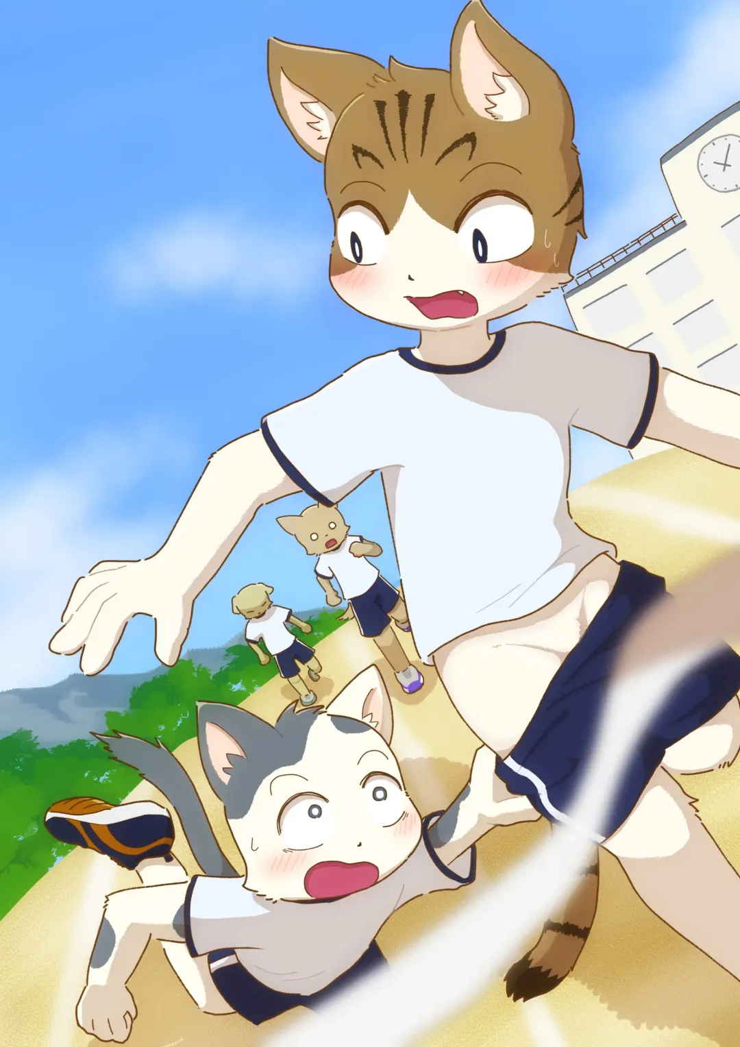 [Yosshii] MOFUMOFU Haru no dai undokai Fhentai - Page 7