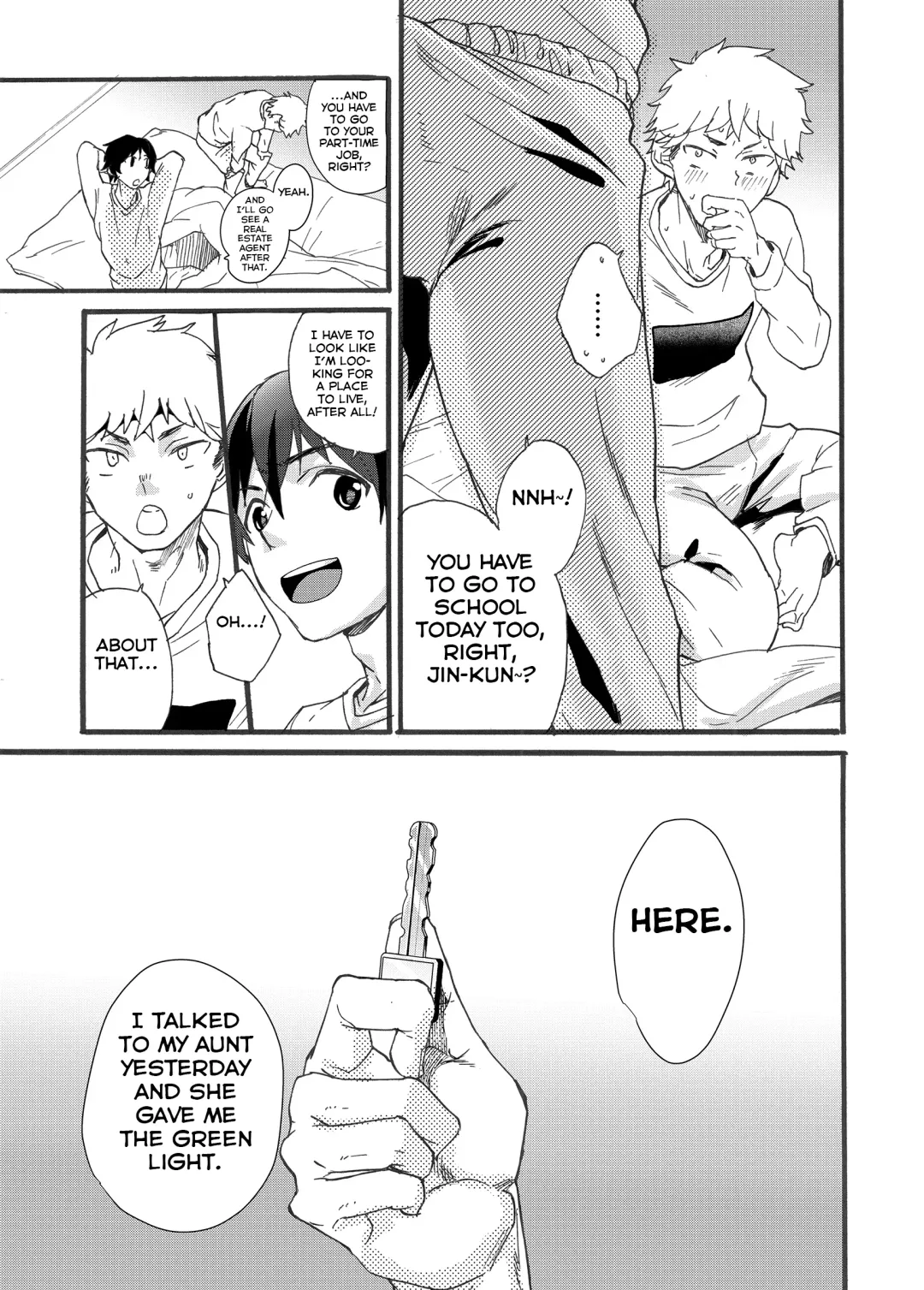 [Takamiya] Iede Shounen -Kane Nashi, Ie Nashi, Yadodai wa Touzen...- Fhentai - Page 55
