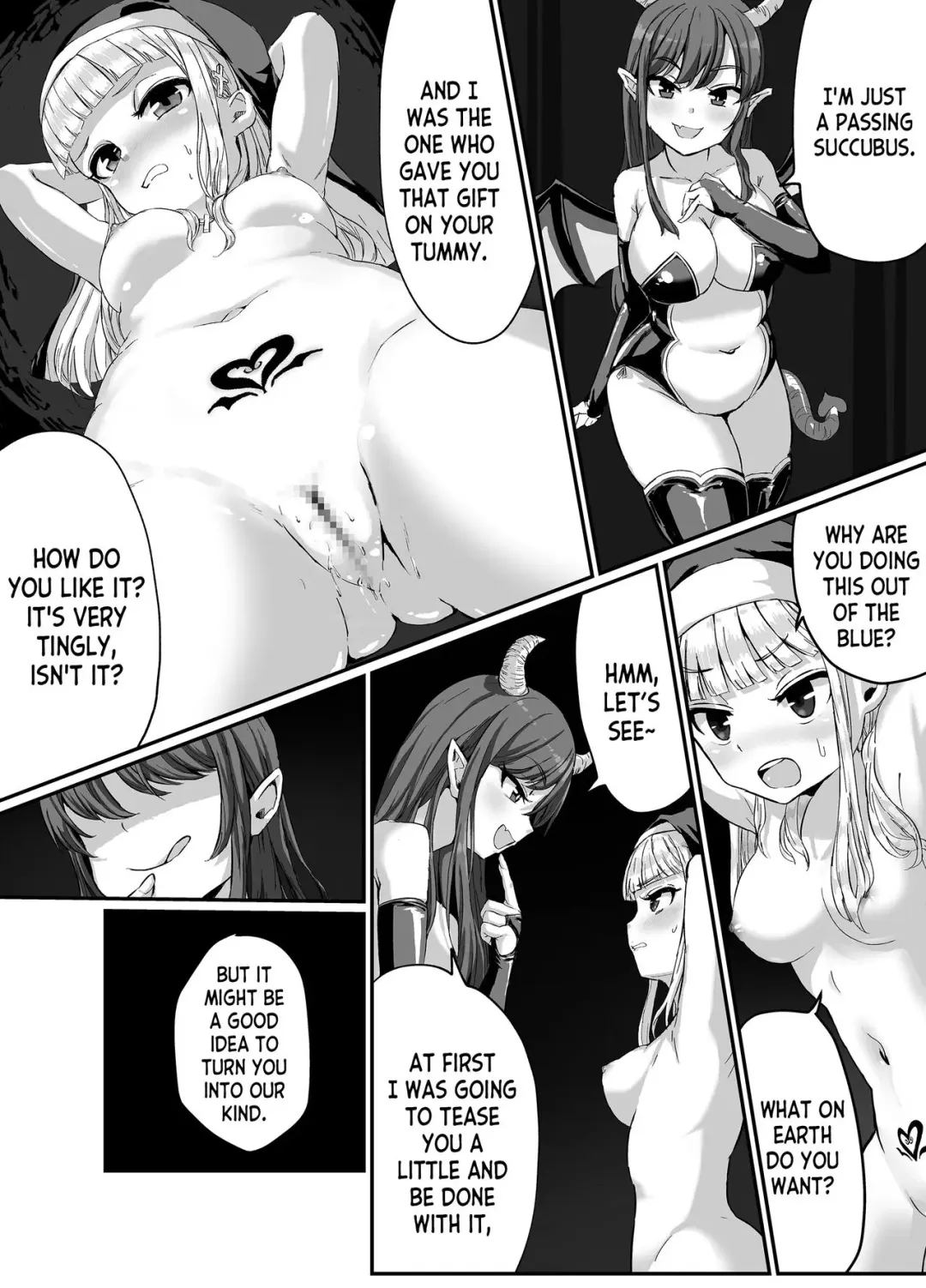 [Eploov - Huca] Seiso na Sister ga Succubus ni Osowarete Imma-ka Suru Hanashi Fhentai - Page 7