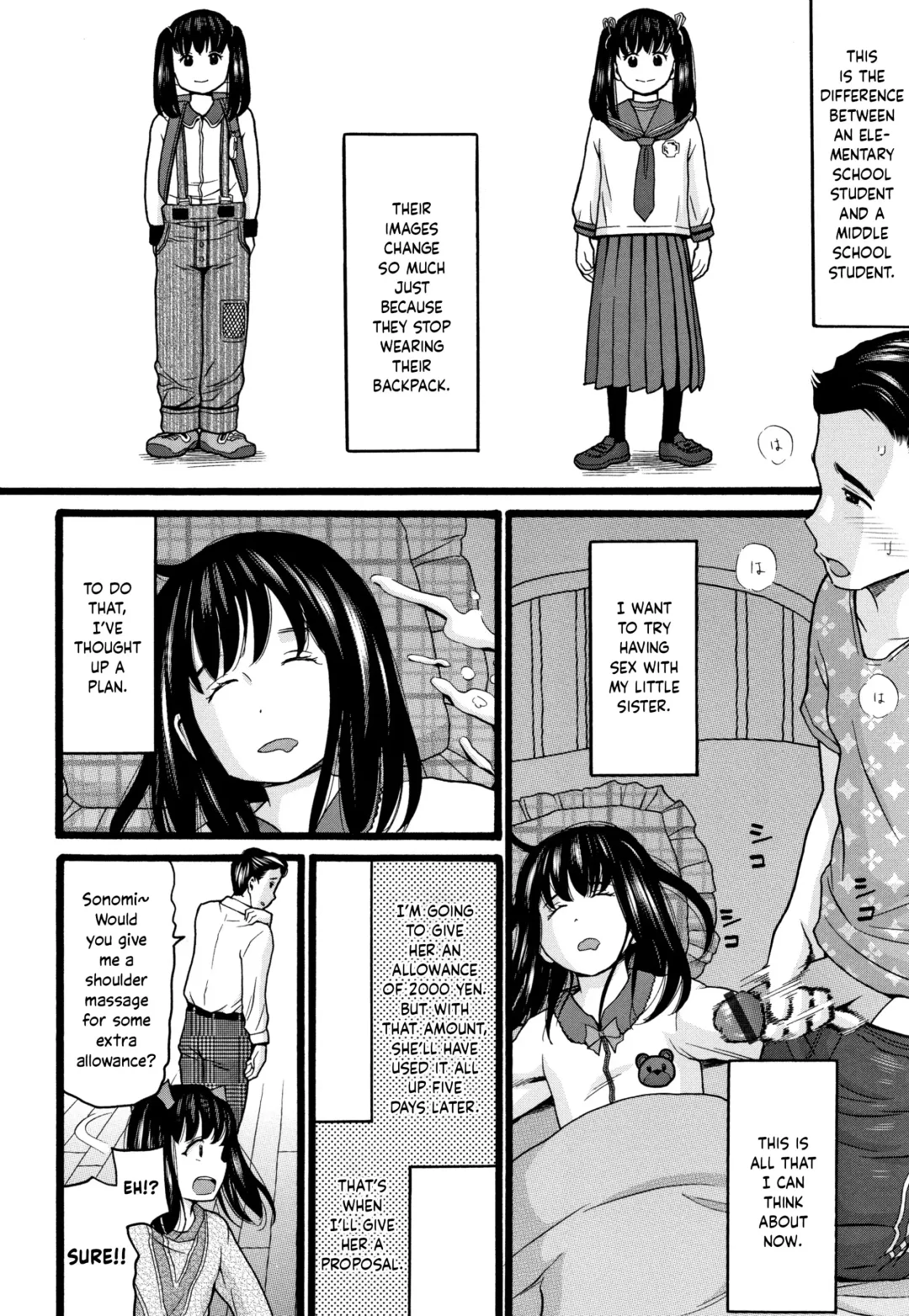 [Hatch] Shougakusei Kara Chuugakusei He | From Grade Schooler to Middle School Girl Fhentai - Page 2
