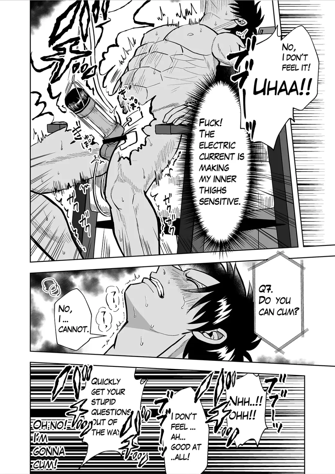 Uso Hakkenki de Denki + Onaho Seme Sareru Manga. | Lie detectors and electrical torture. Fhentai - Page 12