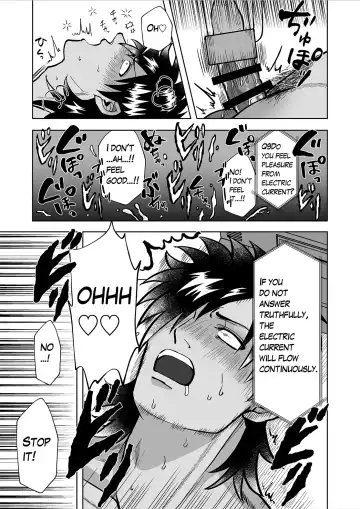 Uso Hakkenki de Denki + Onaho Seme Sareru Manga. | Lie detectors and electrical torture. Fhentai - Page 15