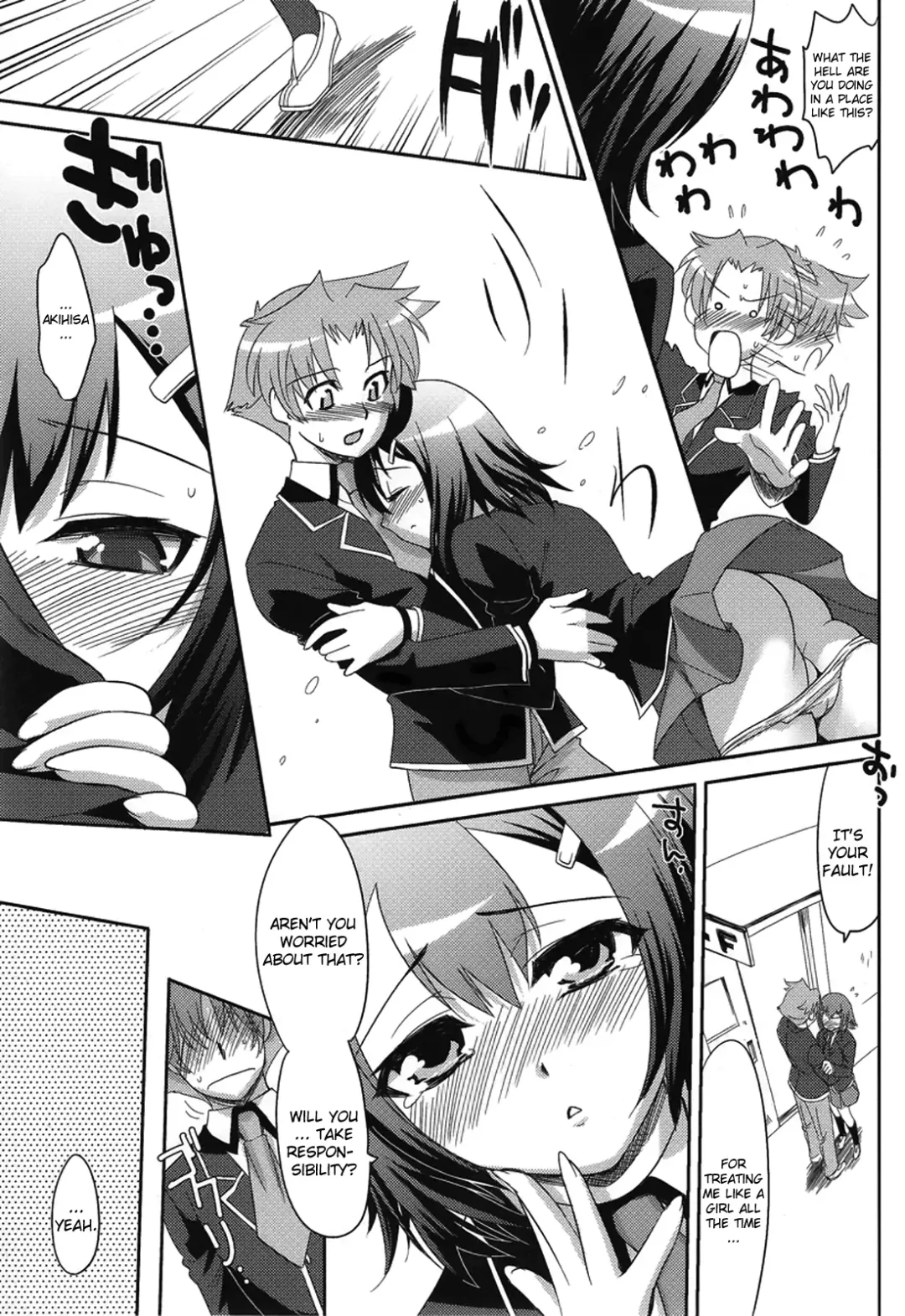[Tachikawa Negoro] Baka ga Josou de Boukanchuu | Shafting the Cross Dressing Retard Fhentai - Page 7