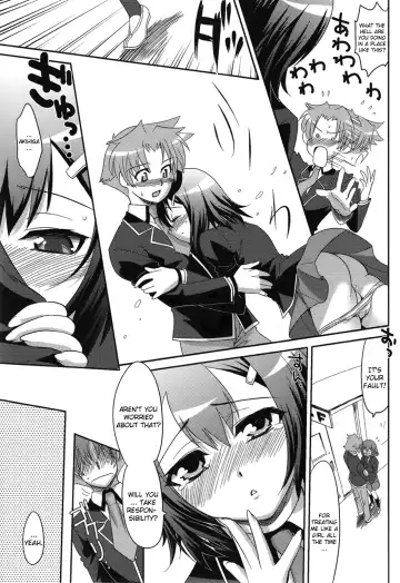 [Tachikawa Negoro] Baka ga Josou de Boukanchuu | Shafting the Cross Dressing Retard Fhentai - Page 7