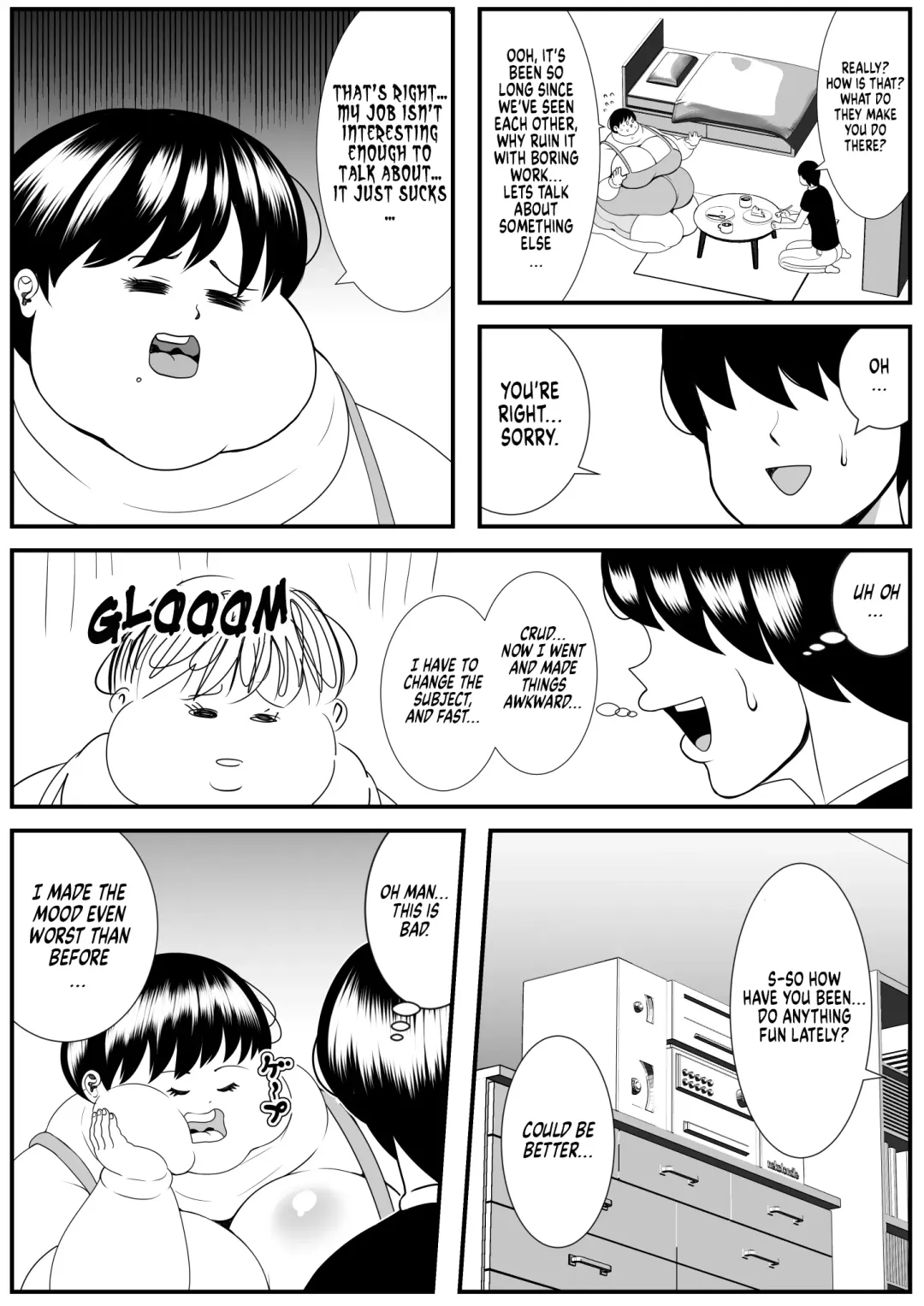 [Tokei] My old babysitter, who I haven't seen in ten years, has gained weight and became monstrous | Zutto Akogarete Ita Otonari no Onee-san ni 10-nenburi ni Atte Mitara Kusodebu Monster to Kashite Fhentai - Page 11