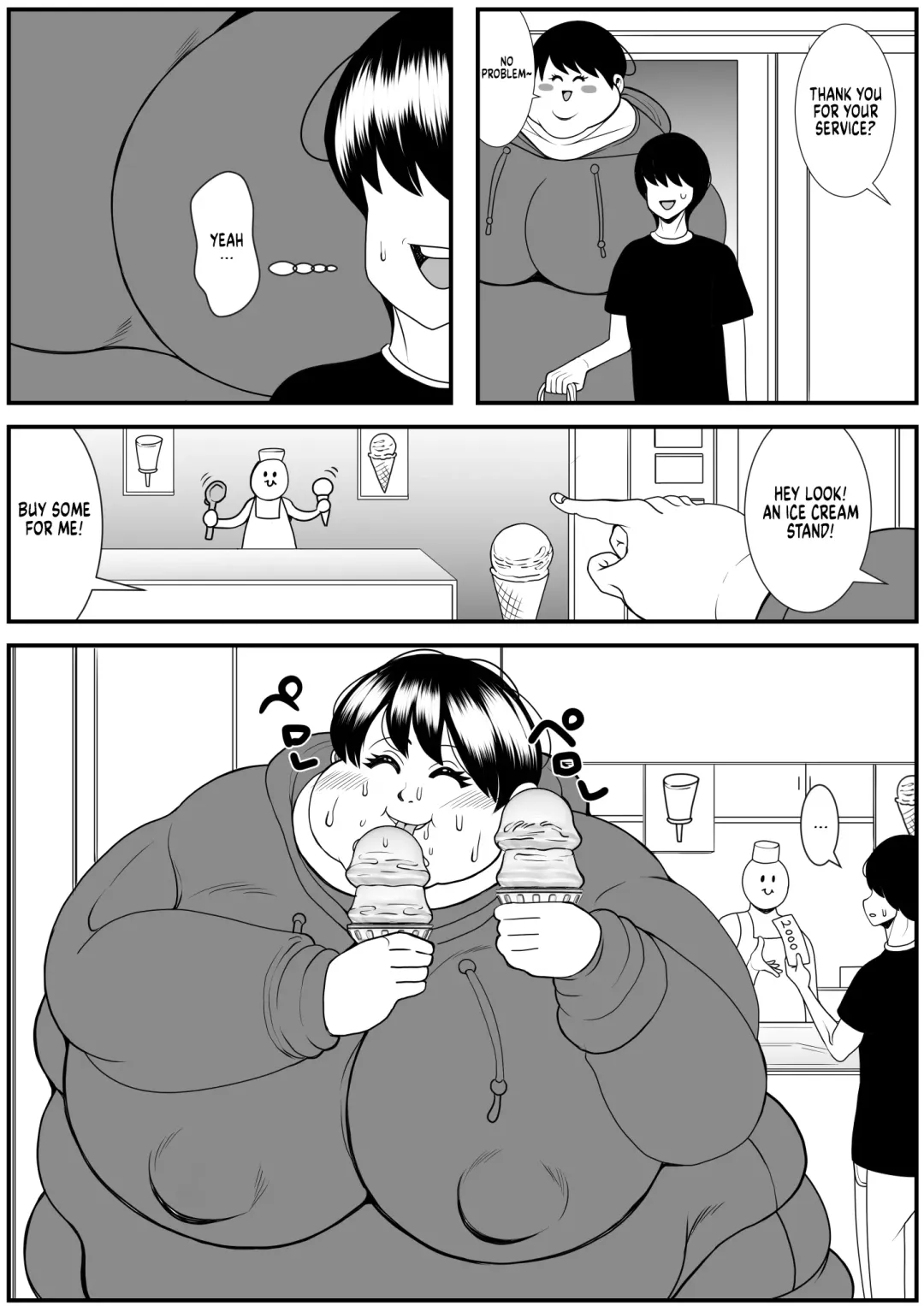 [Tokei] My old babysitter, who I haven't seen in ten years, has gained weight and became monstrous | Zutto Akogarete Ita Otonari no Onee-san ni 10-nenburi ni Atte Mitara Kusodebu Monster to Kashite Fhentai - Page 29