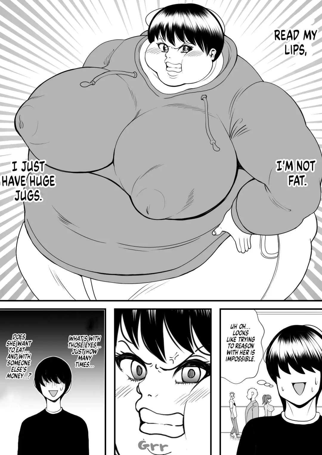 [Tokei] My old babysitter, who I haven't seen in ten years, has gained weight and became monstrous | Zutto Akogarete Ita Otonari no Onee-san ni 10-nenburi ni Atte Mitara Kusodebu Monster to Kashite Fhentai - Page 32