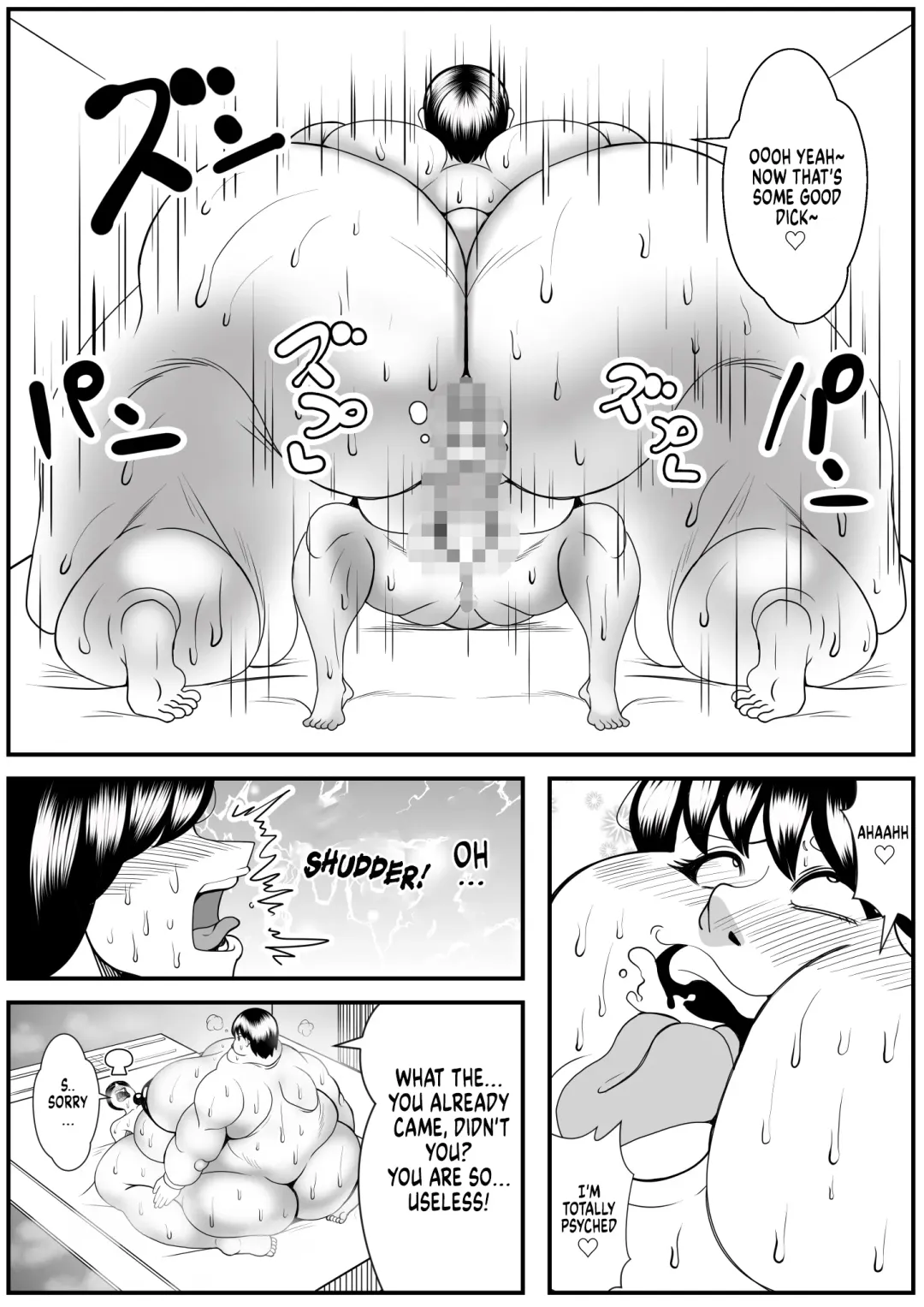 [Tokei] My old babysitter, who I haven't seen in ten years, has gained weight and became monstrous | Zutto Akogarete Ita Otonari no Onee-san ni 10-nenburi ni Atte Mitara Kusodebu Monster to Kashite Fhentai - Page 36