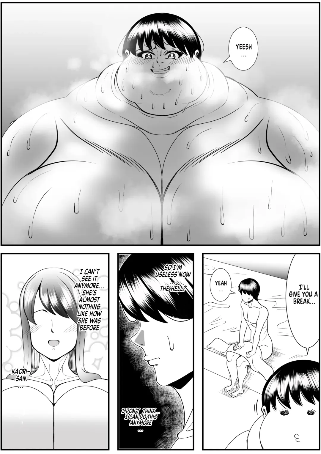 [Tokei] My old babysitter, who I haven't seen in ten years, has gained weight and became monstrous | Zutto Akogarete Ita Otonari no Onee-san ni 10-nenburi ni Atte Mitara Kusodebu Monster to Kashite Fhentai - Page 37