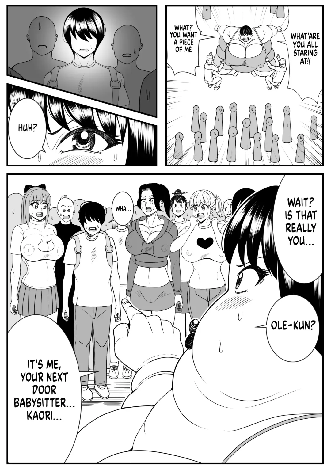 [Tokei] My old babysitter, who I haven't seen in ten years, has gained weight and became monstrous | Zutto Akogarete Ita Otonari no Onee-san ni 10-nenburi ni Atte Mitara Kusodebu Monster to Kashite Fhentai - Page 5