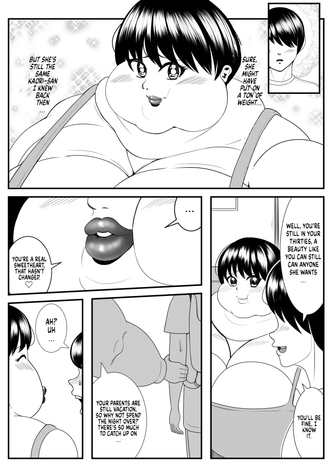 [Tokei] My old babysitter, who I haven't seen in ten years, has gained weight and became monstrous | Zutto Akogarete Ita Otonari no Onee-san ni 10-nenburi ni Atte Mitara Kusodebu Monster to Kashite Fhentai - Page 8