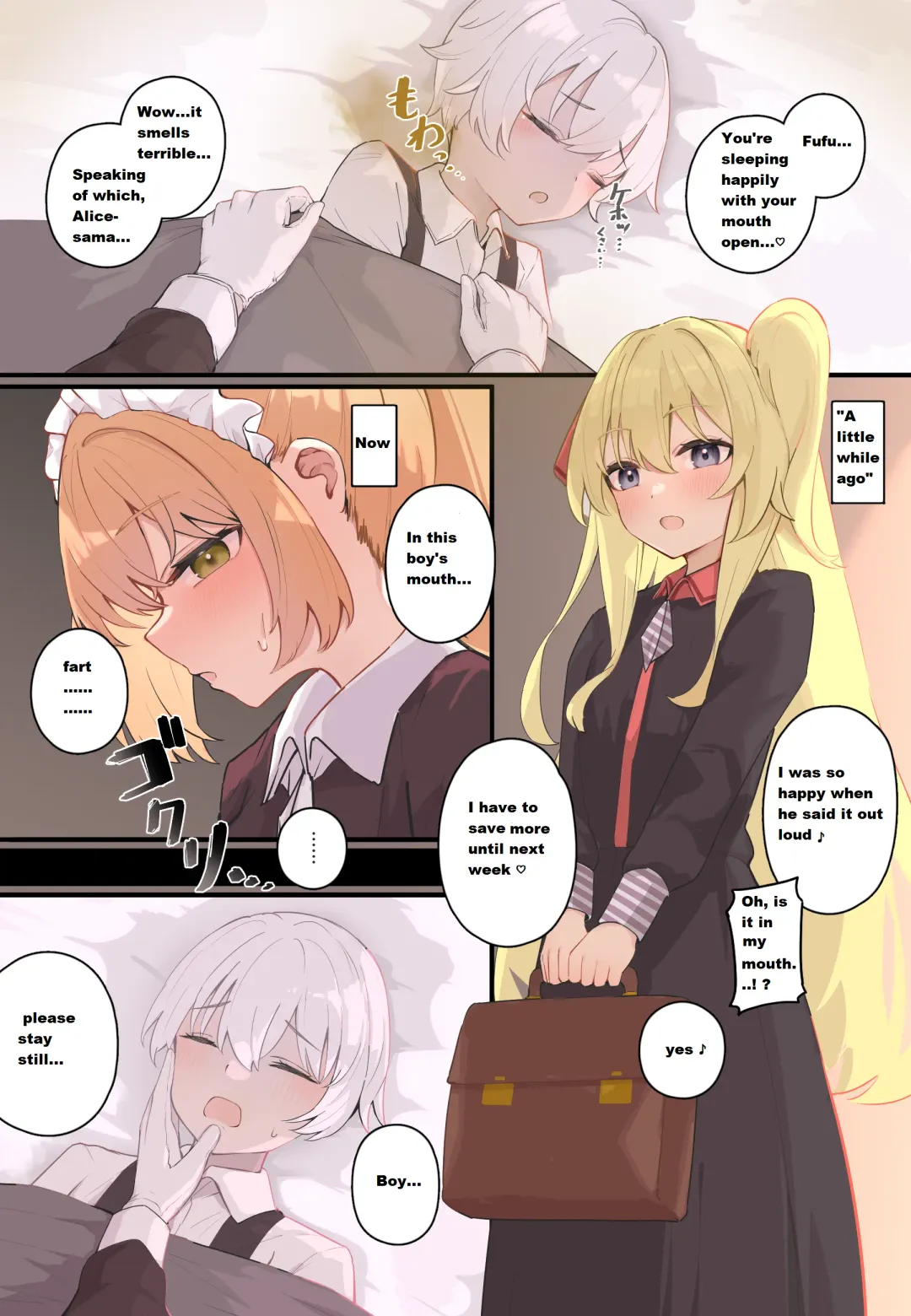 [Tsuchiro] Maids farting their Master Fhentai - Page 13