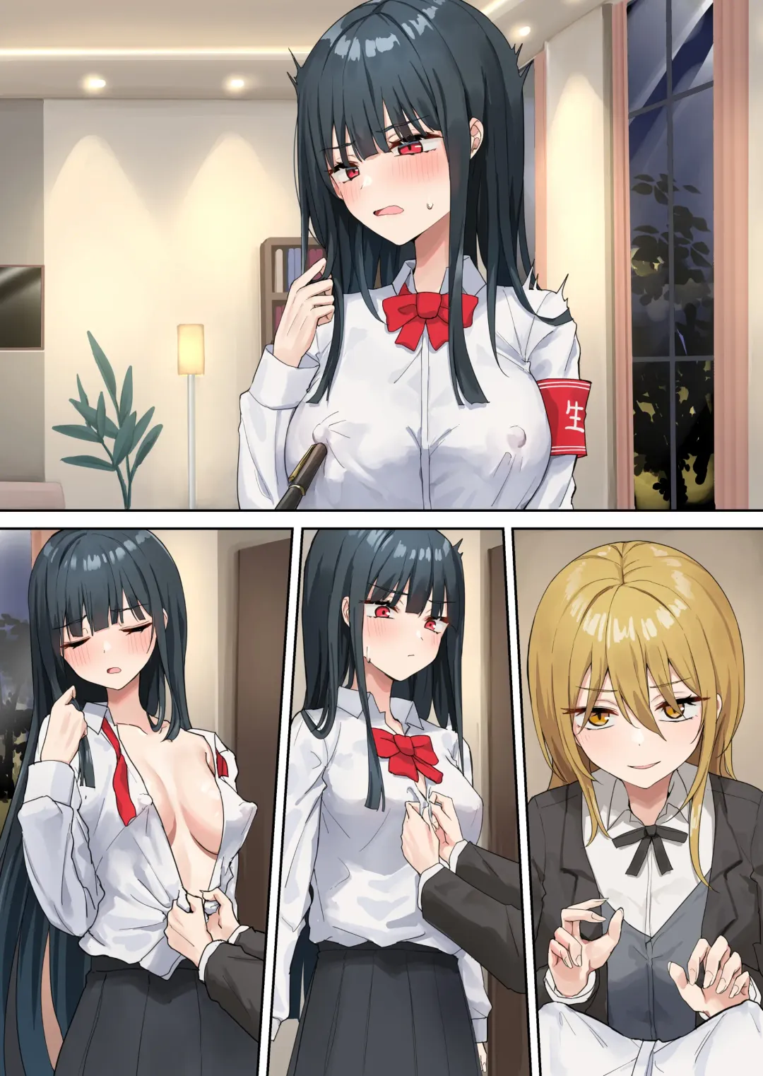 [Piripun] Ojou-sama Gakkyuu Iinchou ga Hinkon Gyaru wo Okane de Wakaraseyou to Suru Yuri 2 Fhentai - Page 66