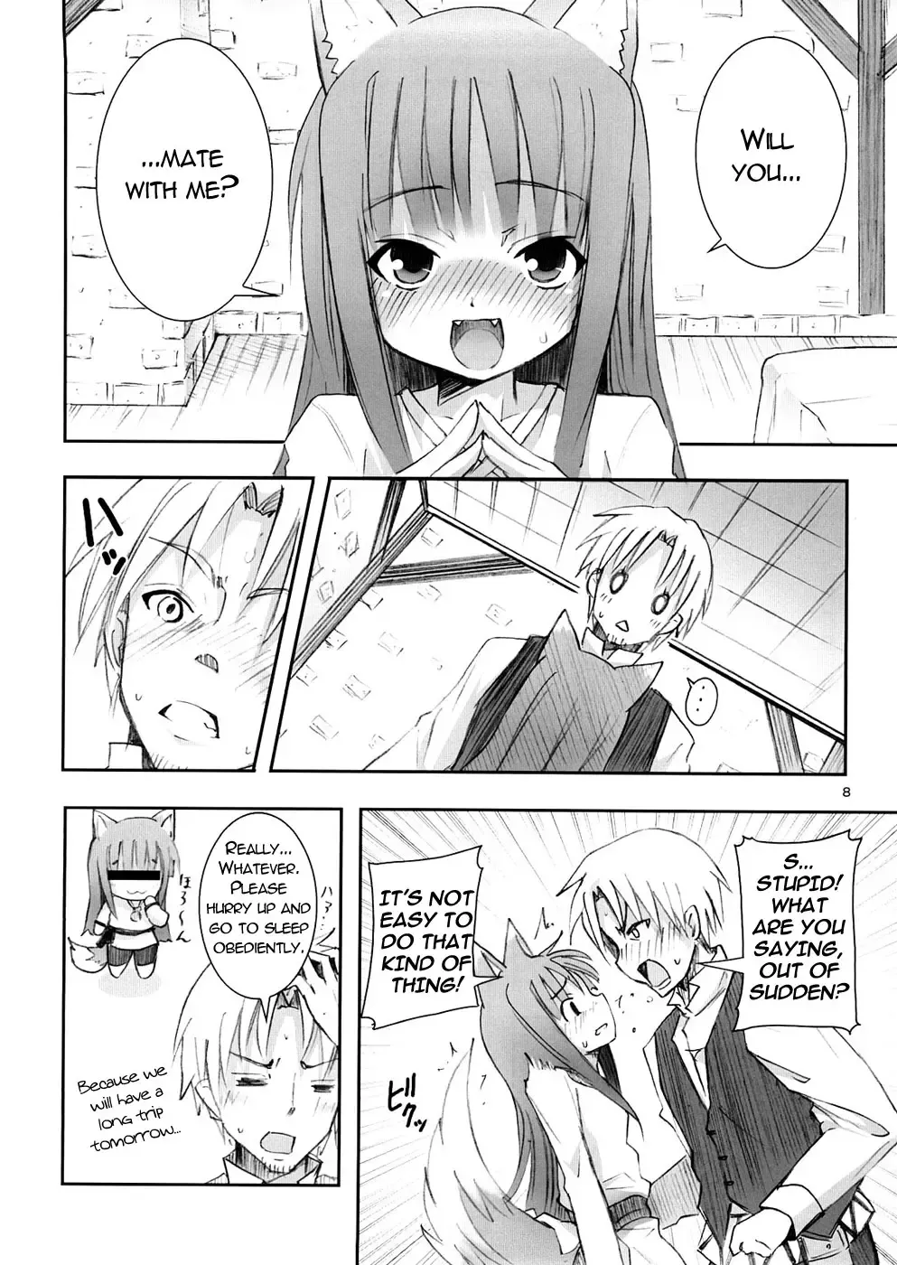 [Kishiri Toworu] Ookami to Ookamiotoko Fhentai - Page 7