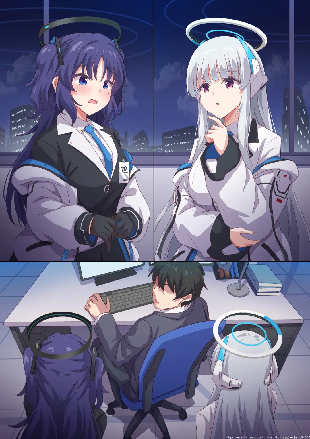 [Marugoshi] Yuuka to Noa ni Shiboritorareru! Fhentai - Page 18