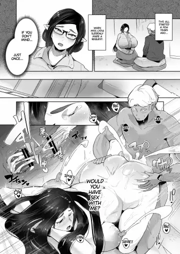 [Miyashiro Yousuke] Mucchiri Dekachichi Elf no Oba-san to Ano Hi Kawashita Sukebe de Ecchi na Yakusoku | The Hot and Pervy Promise I Made to My Plump and Busty Elf Auntie Fhentai - Page 7