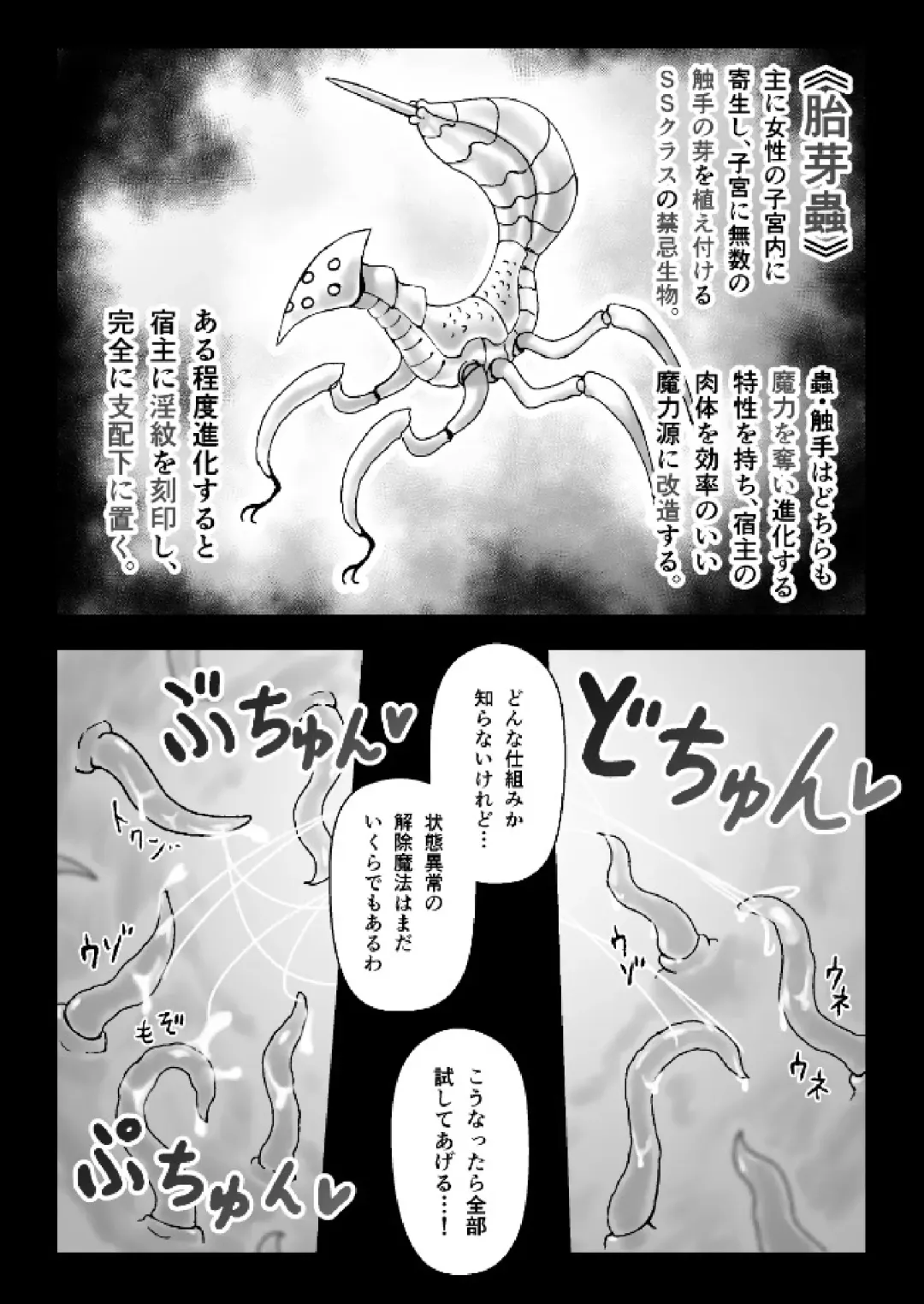 Majo ga Shokushuu to Mushi ni Kisei Sarete Shikyuu to Jinsei o Mechakucha ni Sareru Hanashi Fhentai - Page 9