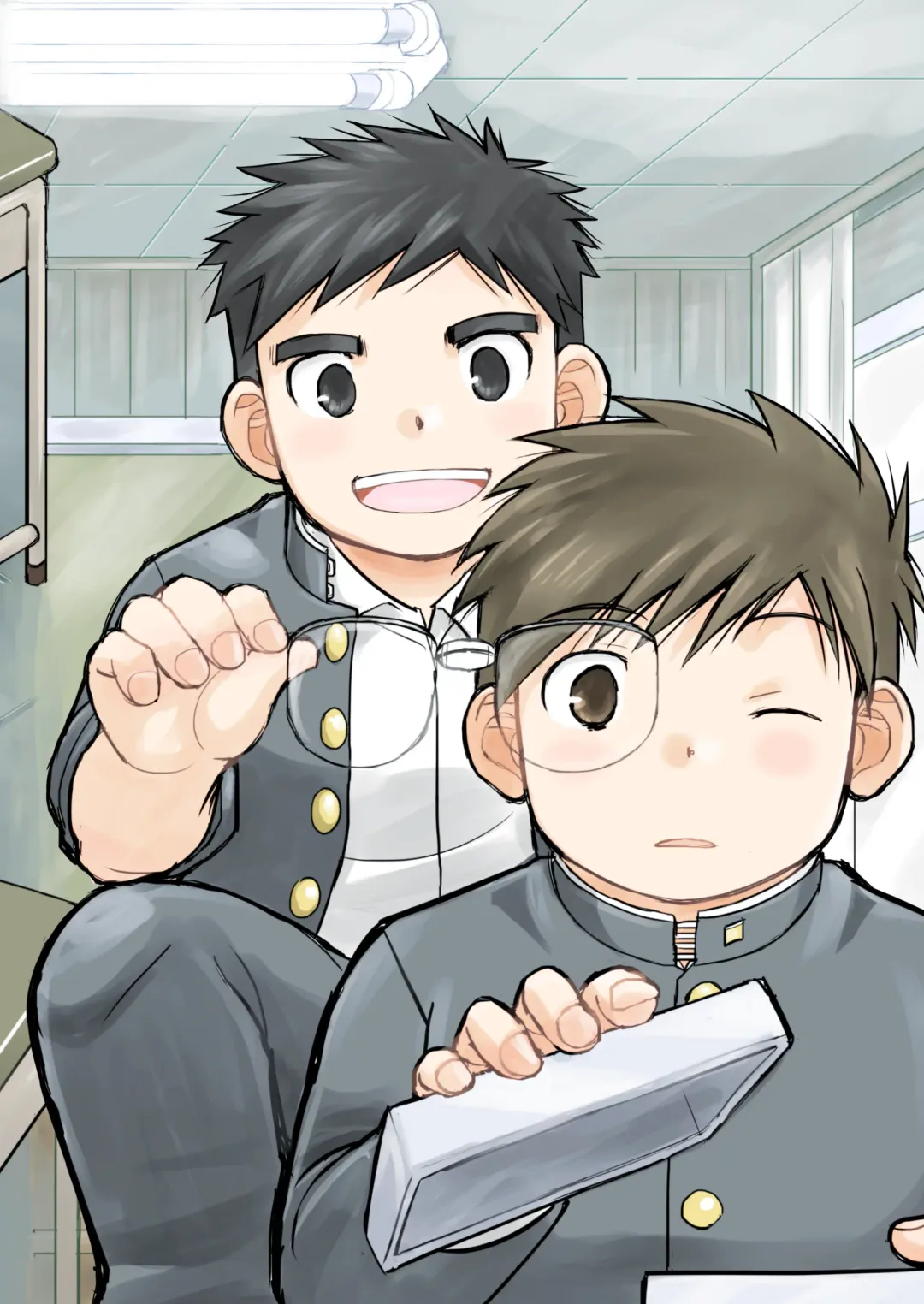 [Daihuku] Megane ni Cellophane Tape Fhentai - Page 74