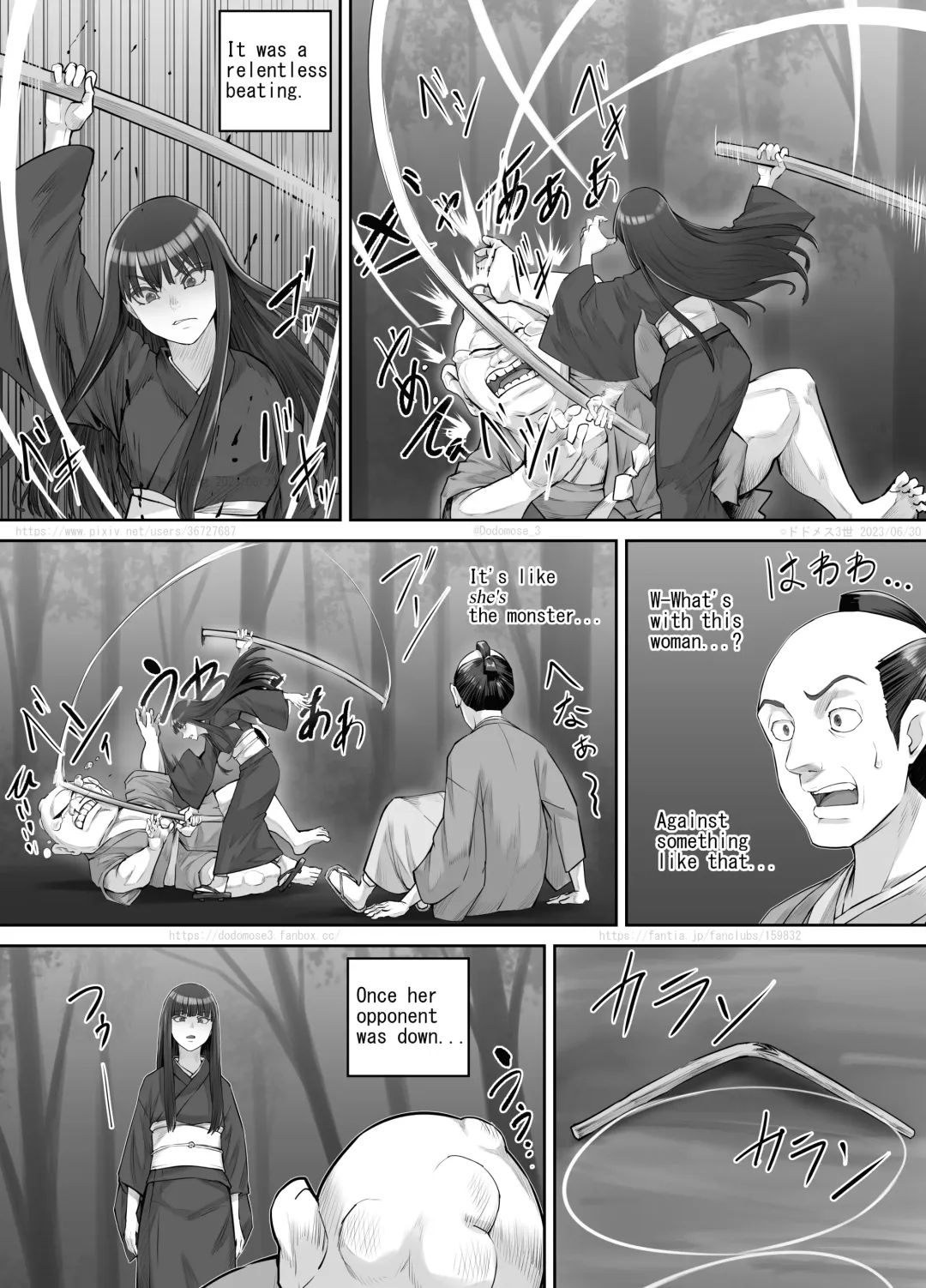 [Dodomesu3sei] Maegami Pattsun Kurokami Long no Onnanoko ga Youkai o Taiji suru Ohanashi Fhentai - Page 11