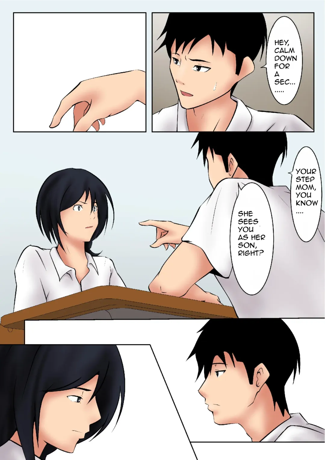 [Shimipan] Okaa-san ga Boku no Tomodachi ni... | My Step Mom and My Best Friend Fhentai - Page 8
