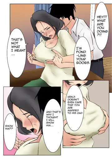 [Shimipan] Okaa-san ga Boku no Tomodachi ni... | My Step Mom and My Best Friend Fhentai - Page 18