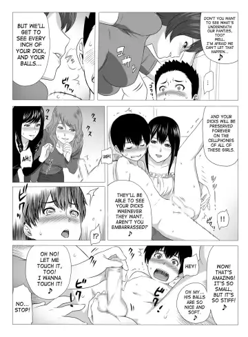 [Yoshiura Kazuya] Kimi no Chinchin Shame rasete Densha Strip Hen | Let us take photos of your dick Fhentai - Page 15