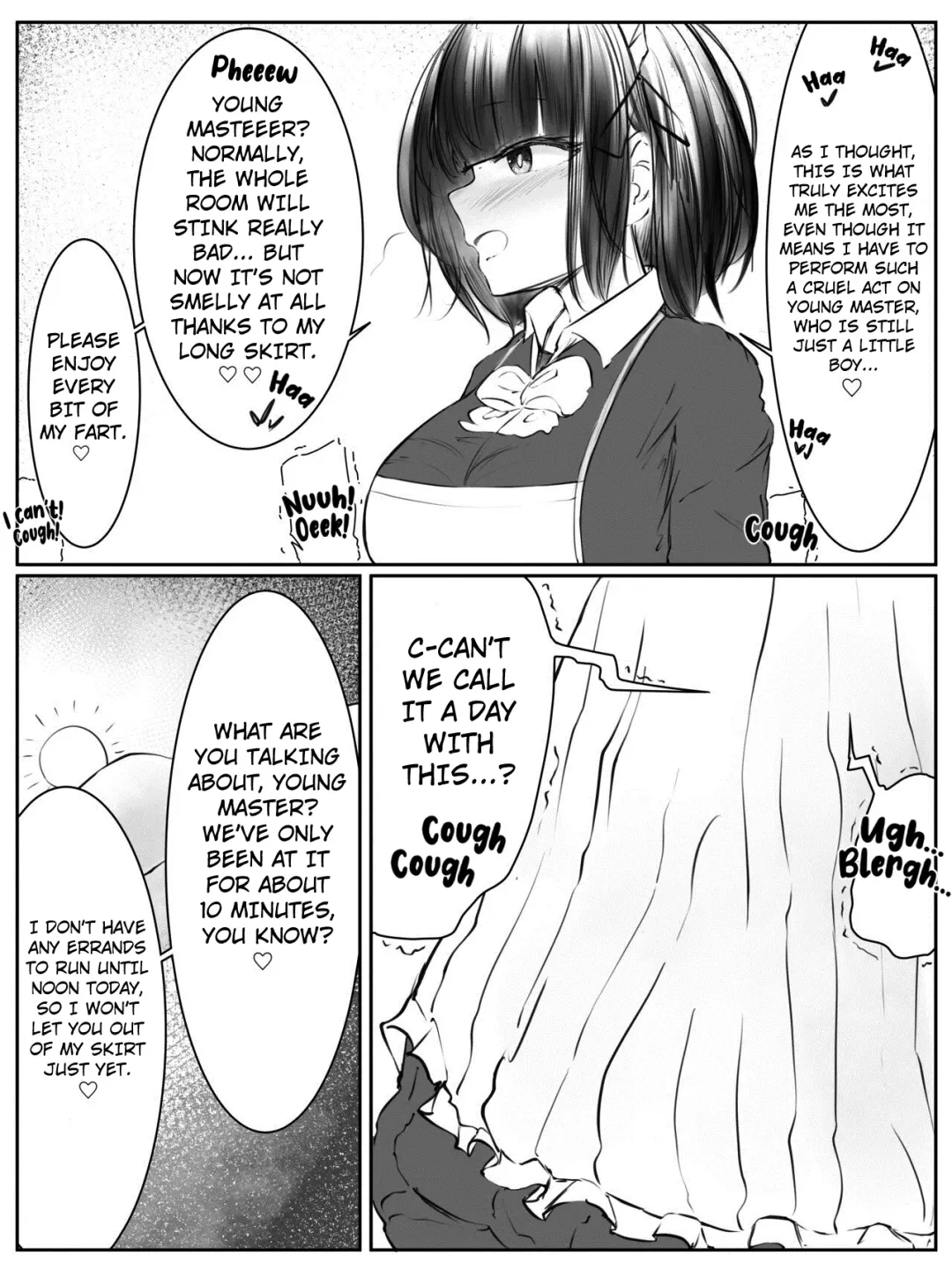[Tsuchiro] Onara Manga - Maid to Bocchama Fhentai - Page 10