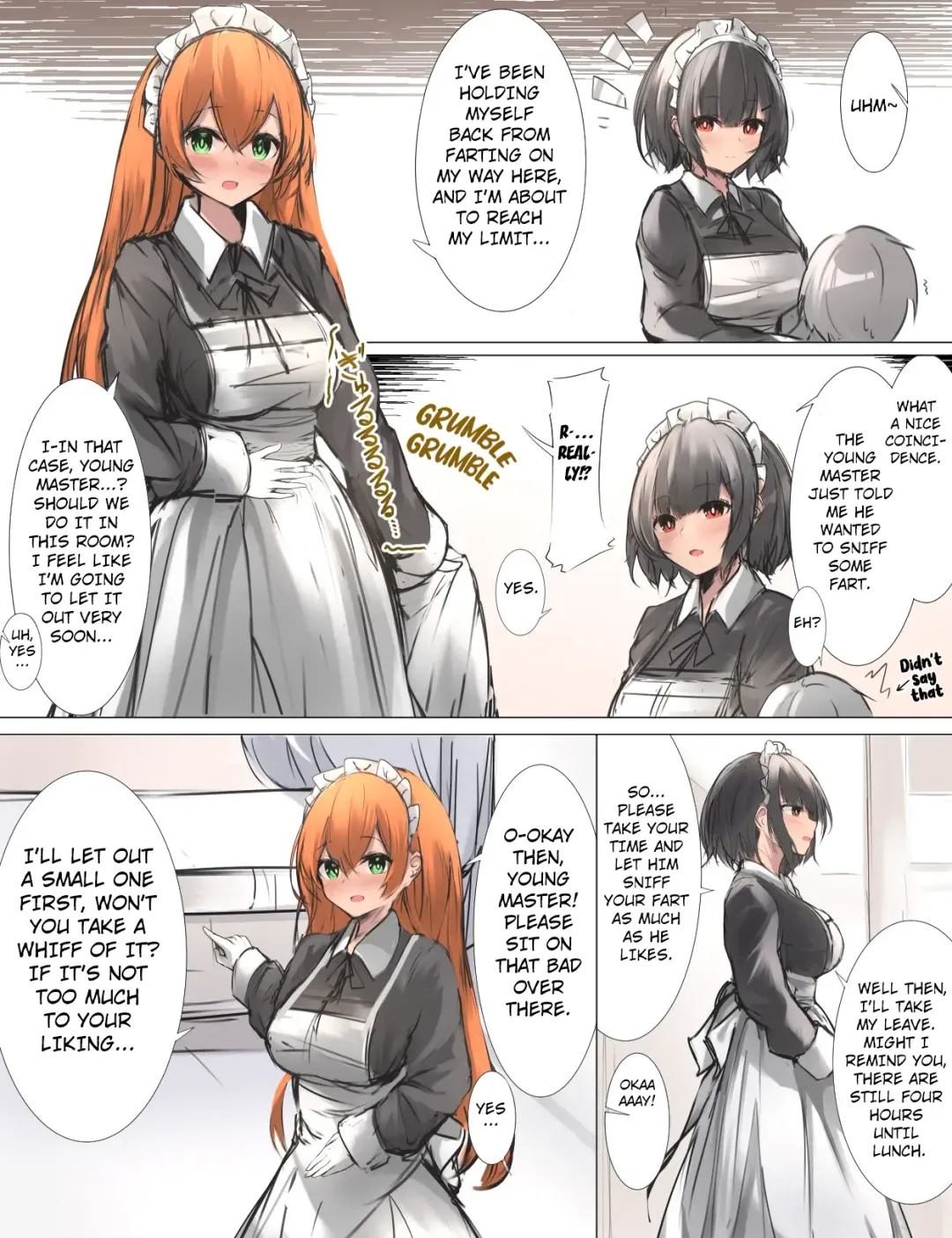 [Tsuchiro] Onara Manga - Maid to Bocchama Fhentai - Page 21