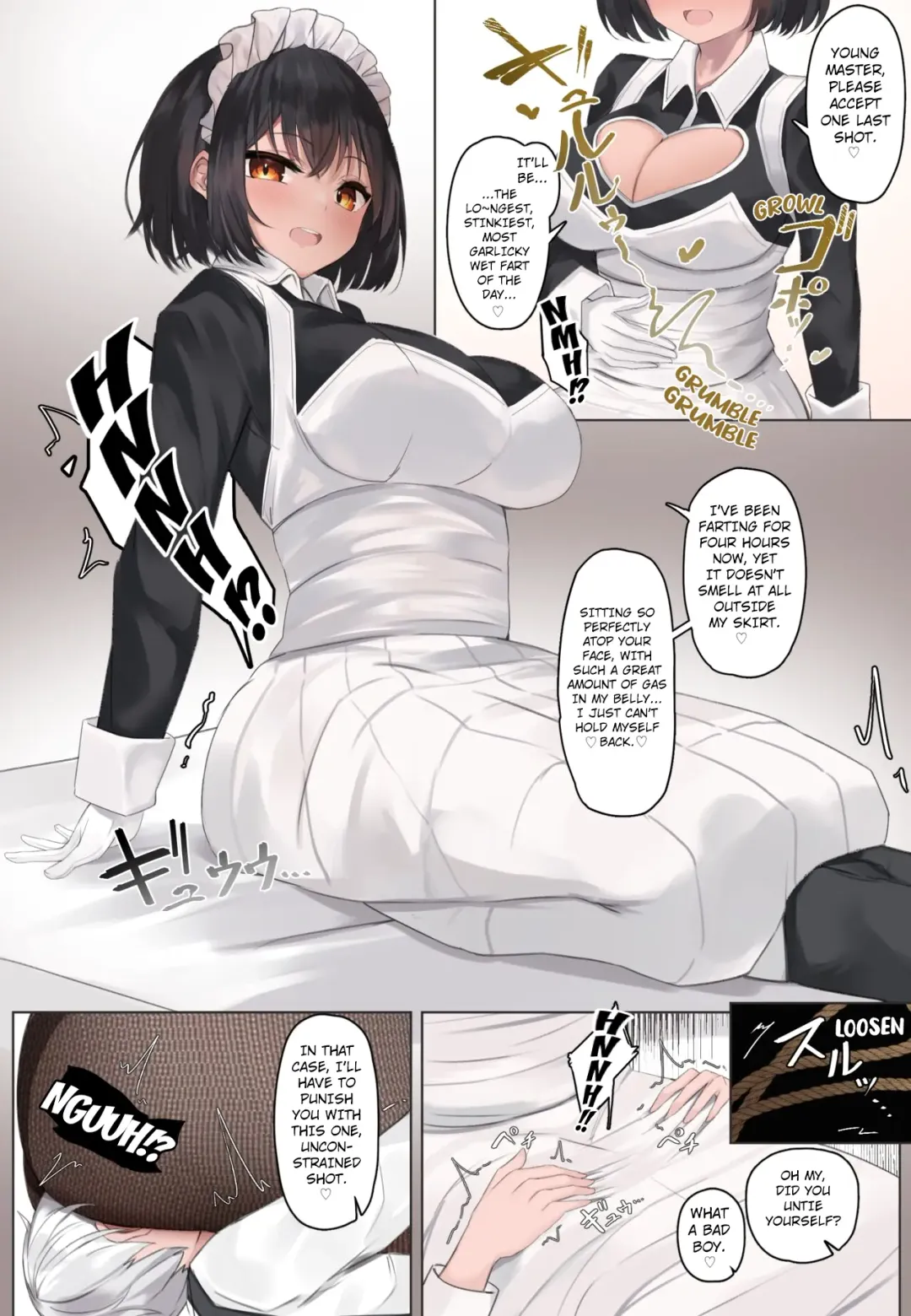 [Tsuchiro] Onara Manga - Maid to Bocchama Fhentai - Page 36
