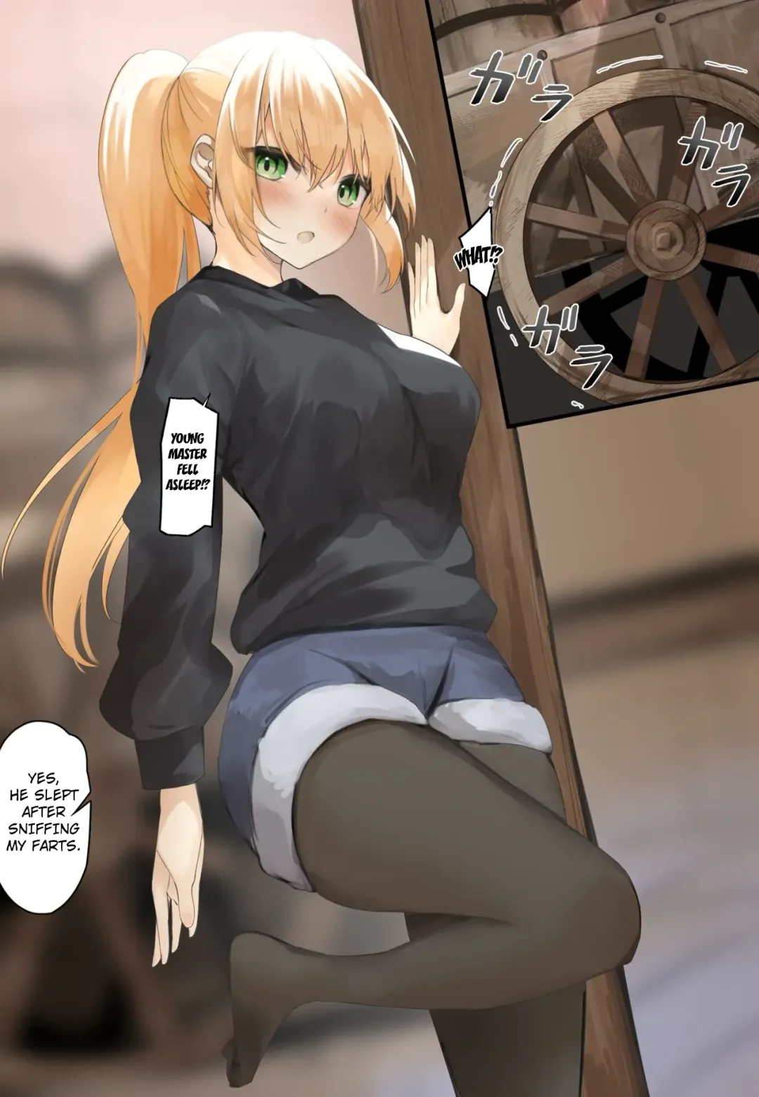 [Tsuchiro] Onara Manga - Maid to Bocchama Fhentai - Page 40