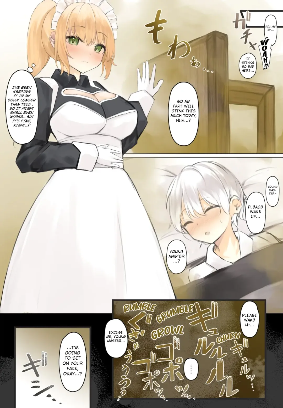 [Tsuchiro] Onara Manga - Maid to Bocchama Fhentai - Page 42