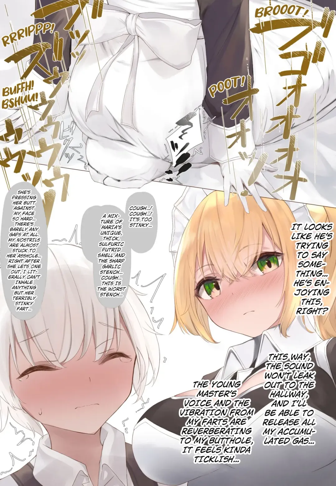 [Tsuchiro] Onara Manga - Maid to Bocchama Fhentai - Page 46