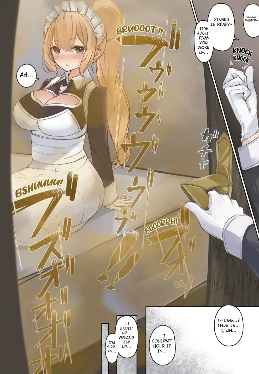 [Tsuchiro] Onara Manga - Maid to Bocchama Fhentai - Page 47