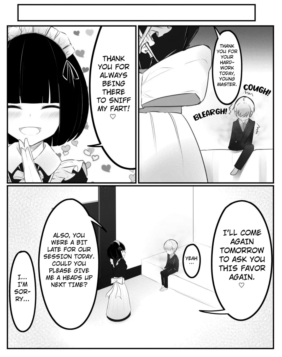 [Tsuchiro] Onara Manga - Maid to Bocchama Fhentai - Page 5