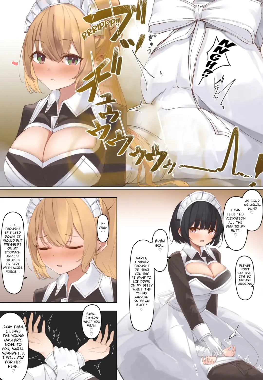[Tsuchiro] Onara Manga - Maid to Bocchama Fhentai - Page 50