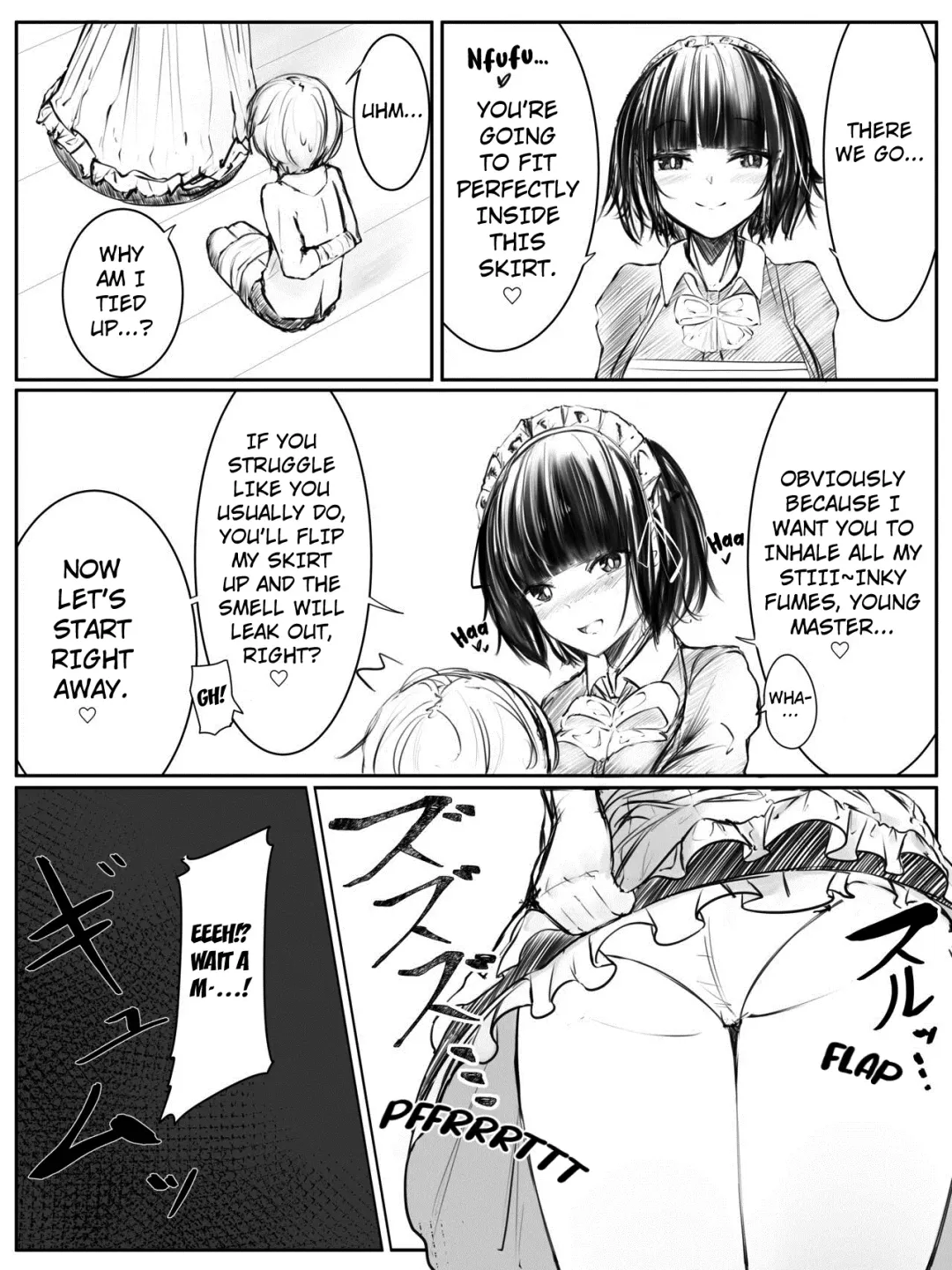 [Tsuchiro] Onara Manga - Maid to Bocchama Fhentai - Page 7